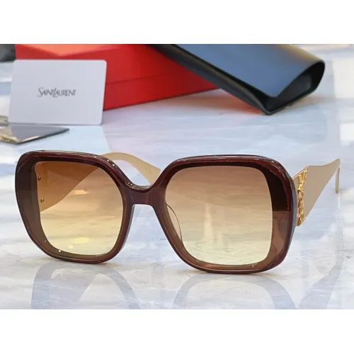 Cheap Yves Saint Laurent YSL AAA Quality Sunglasses #1450768, $$60.00 USD On Yves Saint Laurent YSL AAA Quality Sunglasses
