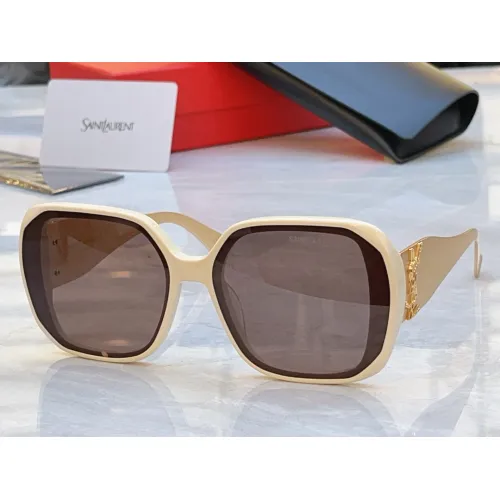 Cheap Yves Saint Laurent YSL AAA Quality Sunglasses #1450769, $$60.00 USD On Yves Saint Laurent YSL AAA Quality Sunglasses