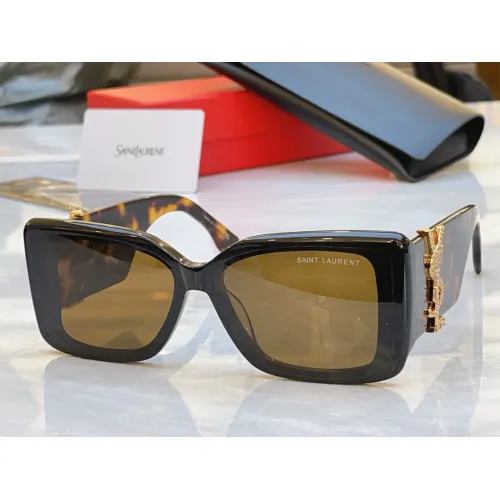 Cheap Yves Saint Laurent YSL AAA Quality Sunglasses #1450770, $$60.00 USD On Yves Saint Laurent YSL AAA Quality Sunglasses