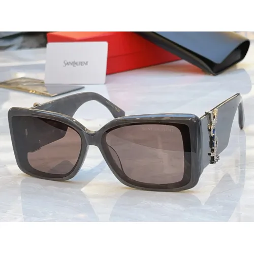 Cheap Yves Saint Laurent YSL AAA Quality Sunglasses #1450771, $$60.00 USD On Yves Saint Laurent YSL AAA Quality Sunglasses