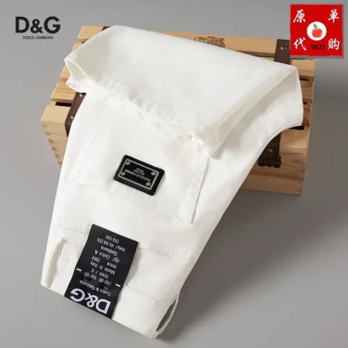 Replica Dolce & Gabbana D&G Jeans For Men #1450806 $45.00 USD for Wholesale