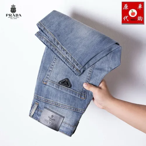 Replica Prada Jeans For Men #1450819 $45.00 USD for Wholesale