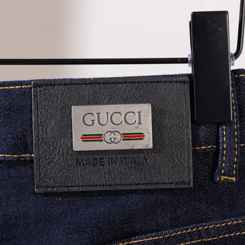 Replica Gucci Jeans For Men #1450825 $45.00 USD for Wholesale