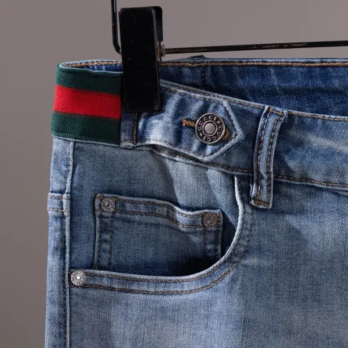 Replica Gucci Jeans For Men #1450827 $45.00 USD for Wholesale