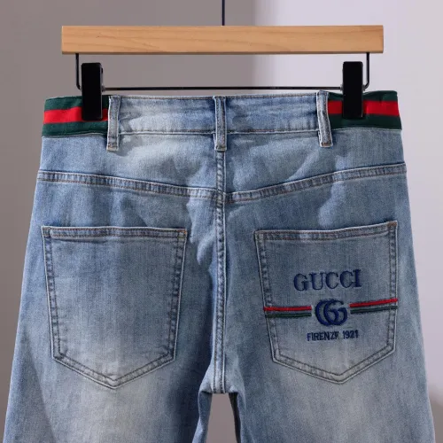 Replica Gucci Jeans For Men #1450827 $45.00 USD for Wholesale