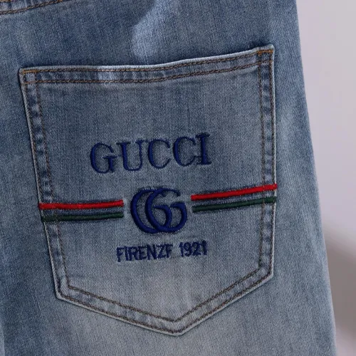 Replica Gucci Jeans For Men #1450827 $45.00 USD for Wholesale