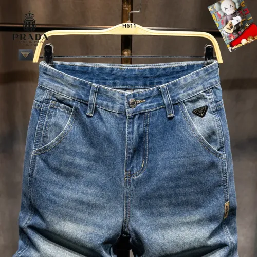 Replica Prada Jeans For Men #1450828 $40.00 USD for Wholesale