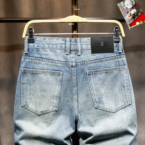 Replica Balenciaga Jeans For Men #1450848 $40.00 USD for Wholesale