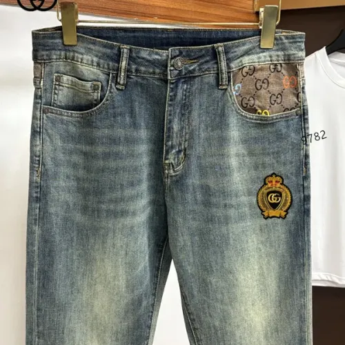 Replica Gucci Jeans For Men #1450853 $48.00 USD for Wholesale