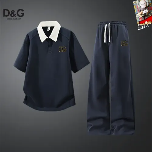 Cheap Dolce &amp; Gabbana D&amp;G Tracksuits Short Sleeved For Men #1450940, $$60.00 USD On Dolce &amp; Gabbana D&amp;G Tracksuits