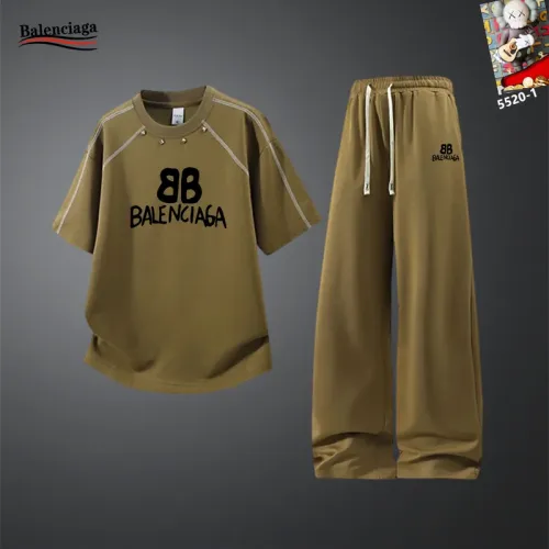 Cheap Balenciaga Fashion Tracksuits Short Sleeved For Men #1450980, $$60.00 USD On Balenciaga Fashion Tracksuits