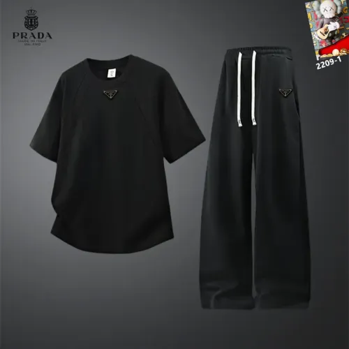 Cheap Prada Tracksuits Short Sleeved For Men #1450992, $$60.00 USD On Prada Tracksuits