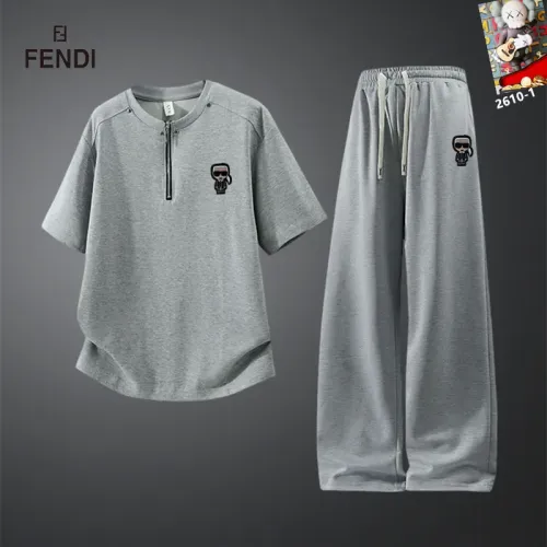 Cheap Fendi Tracksuits Short Sleeved For Men #1450998, $$60.00 USD On Fendi Tracksuits