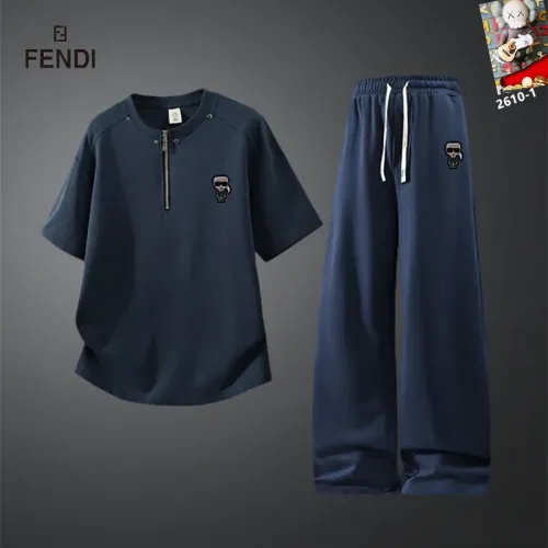 Cheap Fendi Tracksuits Short Sleeved For Men #1451000, $$60.00 USD On Fendi Tracksuits