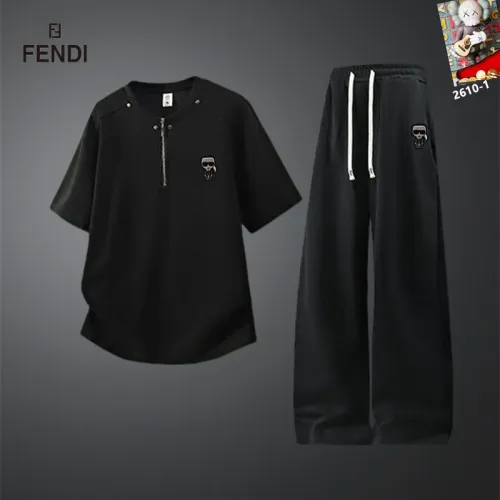 Cheap Fendi Tracksuits Short Sleeved For Men #1451001, $$60.00 USD On Fendi Tracksuits