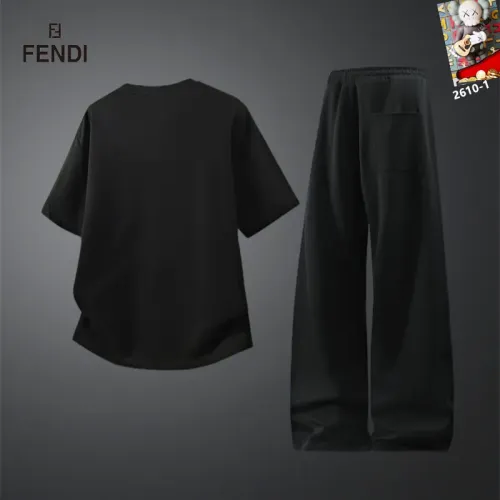 Replica Fendi Tracksuits Short Sleeved For Men #1451001 $60.00 USD for Wholesale