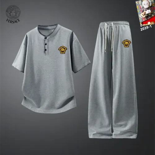 Cheap Versace Tracksuits Short Sleeved For Men #1451005, $$60.00 USD On Versace Tracksuits