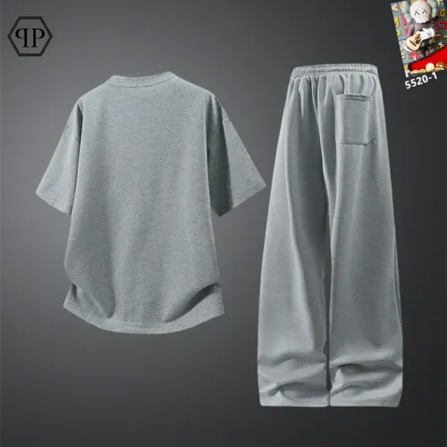 Replica Philipp Plein PP Tracksuits Short Sleeved For Men #1451009 $60.00 USD for Wholesale