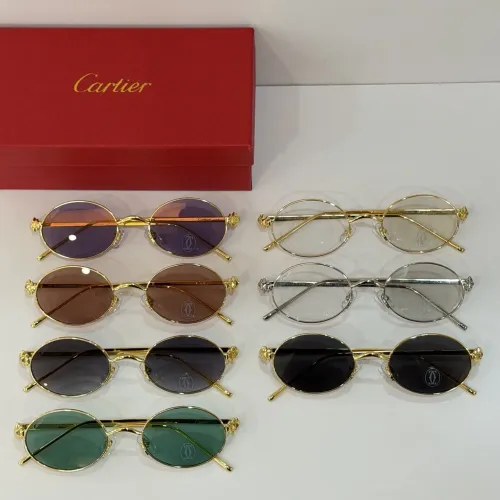 Replica Cartier AAA Quality Sunglassess #1451214 $72.00 USD for Wholesale