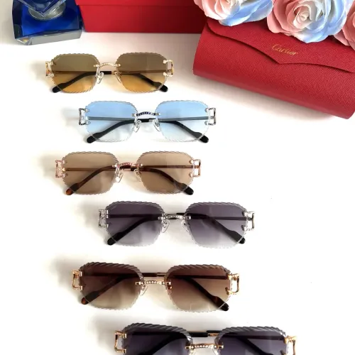 Replica Cartier AAA Quality Sunglassess #1451241 $68.00 USD for Wholesale