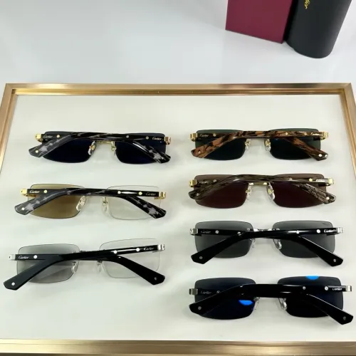 Replica Cartier AAA Quality Sunglassess #1451243 $82.00 USD for Wholesale