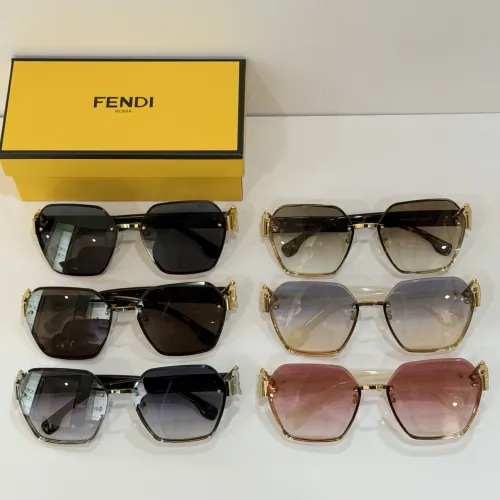 Replica Fendi AAA Quality Sunglasses #1451352 $60.00 USD for Wholesale