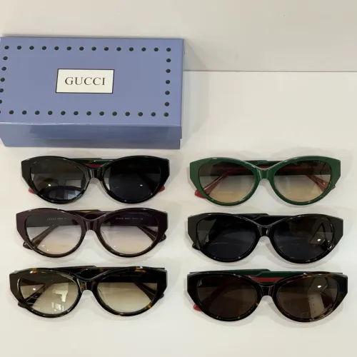 Replica Gucci AAA Quality Sunglasses #1451356 $60.00 USD for Wholesale