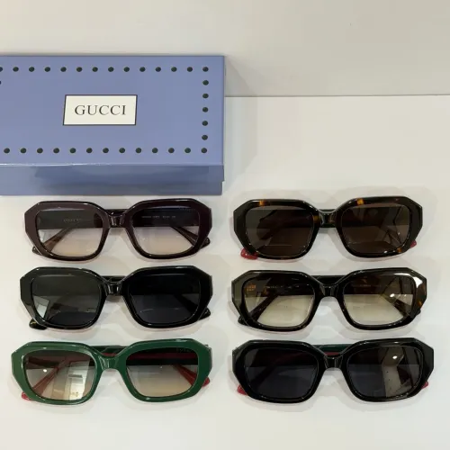 Replica Gucci AAA Quality Sunglasses #1451367 $60.00 USD for Wholesale