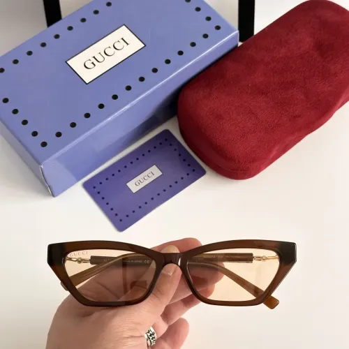 Cheap Gucci AAA Quality Sunglasses #1451398, $$56.00 USD On Gucci AAA Quality Sunglasses