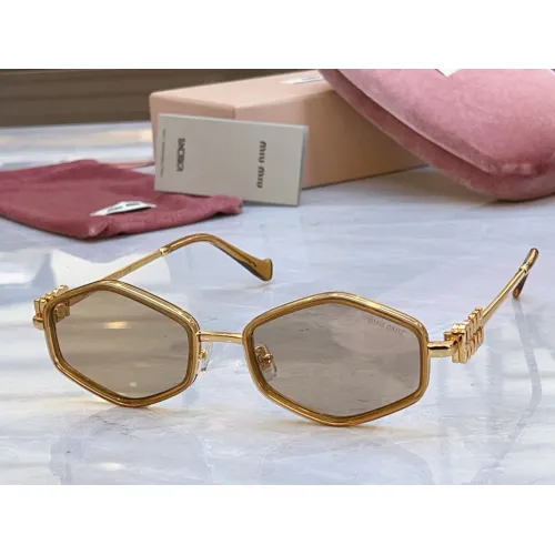 Cheap MIU MIU AAA Quality Sunglasses #1451458, $$64.00 USD On MIU MIU AAA Sunglasses