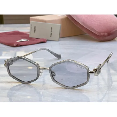 Cheap MIU MIU AAA Quality Sunglasses #1451461, $$64.00 USD On MIU MIU AAA Sunglasses