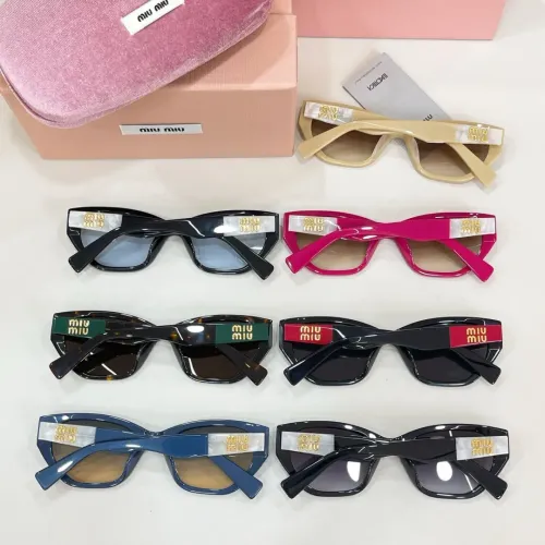 Replica MIU MIU AAA Quality Sunglasses #1451466 $60.00 USD for Wholesale