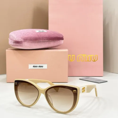 Cheap MIU MIU AAA Quality Sunglasses #1451474, $$60.00 USD On MIU MIU AAA Sunglasses