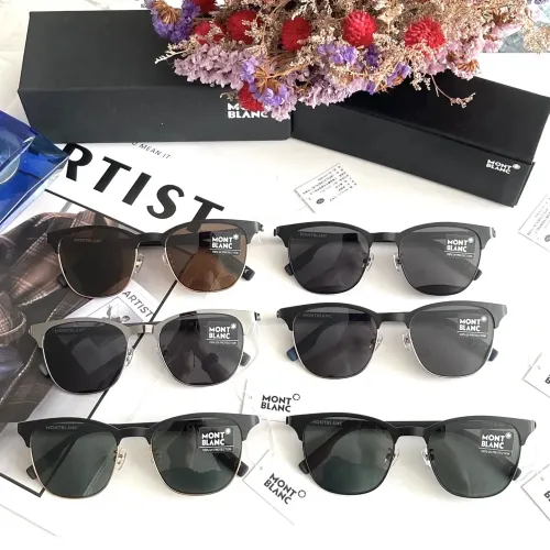 Replica Montblanc AAA Quality Sunglasses #1451488 $60.00 USD for Wholesale