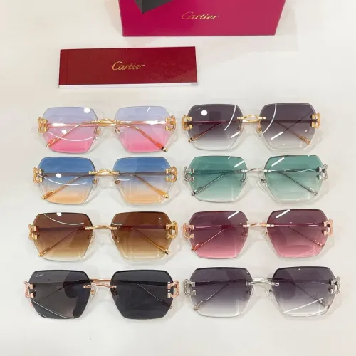 Replica Cartier AAA Quality Sunglassess #1451530 $60.00 USD for Wholesale