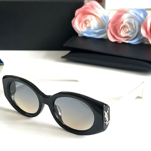 Cheap Yves Saint Laurent YSL AAA Quality Sunglasses #1451680, $$60.00 USD On Yves Saint Laurent YSL AAA Quality Sunglasses