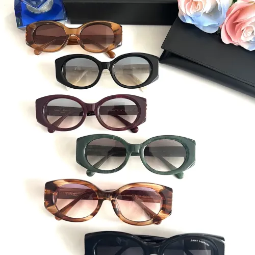 Replica Yves Saint Laurent YSL AAA Quality Sunglasses #1451680 $60.00 USD for Wholesale