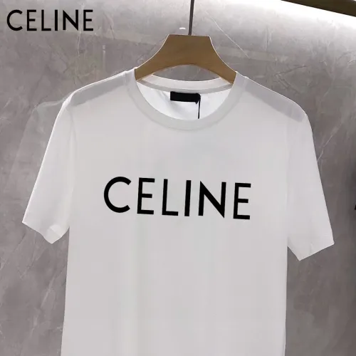 Replica Celine T-Shirts Short Sleeved For Unisex #1451809 $25.00 USD for Wholesale