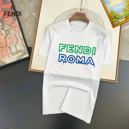 Cheap Fendi T-Shirts Short Sleeved For Unisex #1451887, $$25.00 USD On Fendi T-Shirts
