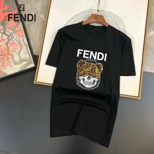 Cheap Fendi T-Shirts Short Sleeved For Unisex #1451946, $$25.00 USD On Fendi T-Shirts