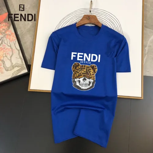 Cheap Fendi T-Shirts Short Sleeved For Unisex #1451947, $$25.00 USD On Fendi T-Shirts