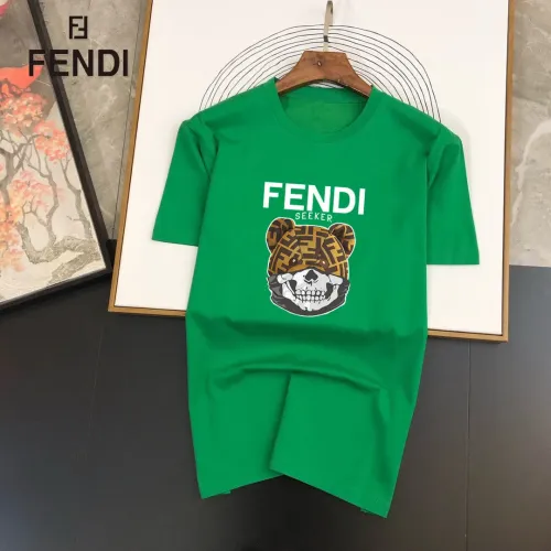 Cheap Fendi T-Shirts Short Sleeved For Unisex #1451948, $$25.00 USD On Fendi T-Shirts