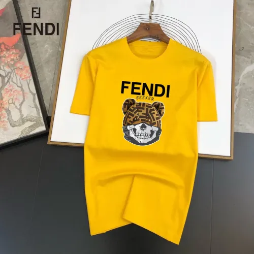 Cheap Fendi T-Shirts Short Sleeved For Unisex #1451950, $$25.00 USD On Fendi T-Shirts