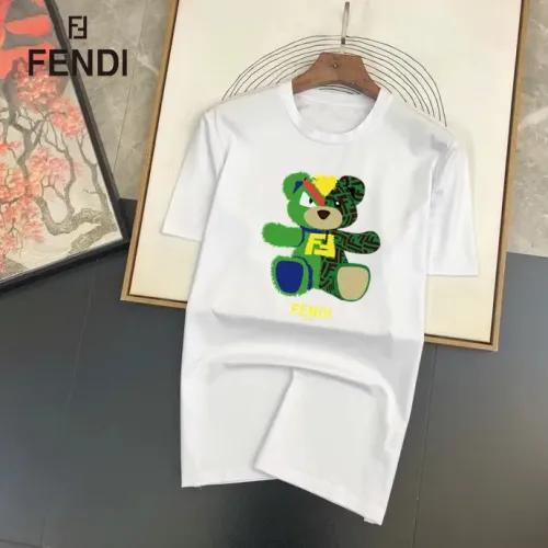 Cheap Fendi T-Shirts Short Sleeved For Unisex #1452002, $$25.00 USD On Fendi T-Shirts