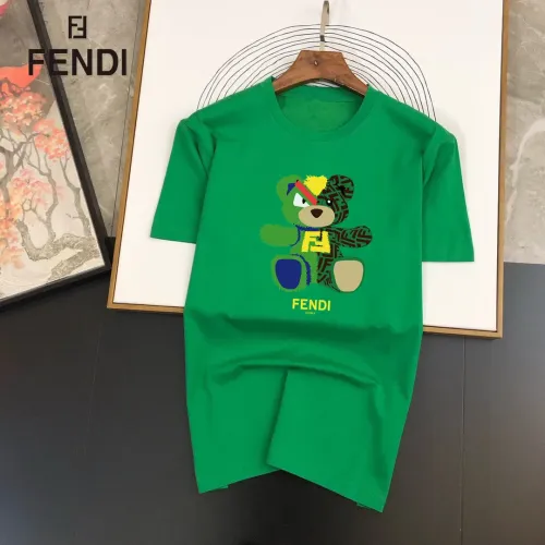 Cheap Fendi T-Shirts Short Sleeved For Unisex #1452005, $$25.00 USD On Fendi T-Shirts
