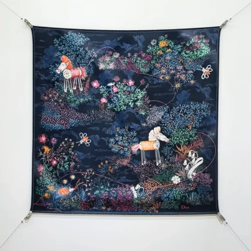 Cheap Christian Dior Silk Square #1452009, $$64.00 USD On Christian Dior Scarf