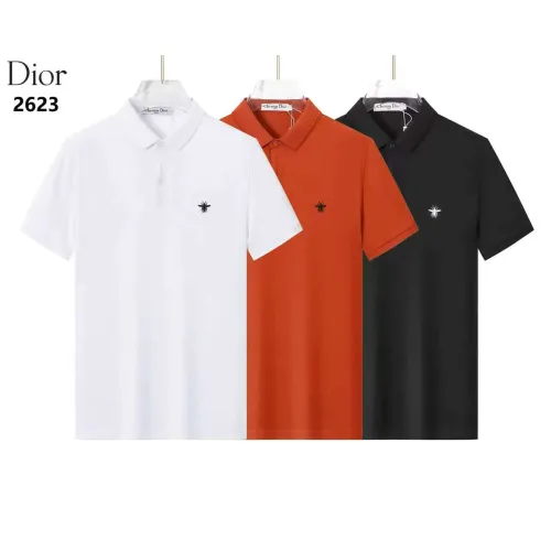 Replica Christian Dior T-Shirts Short Sleeved For Men #1452105 $36.00 USD for Wholesale