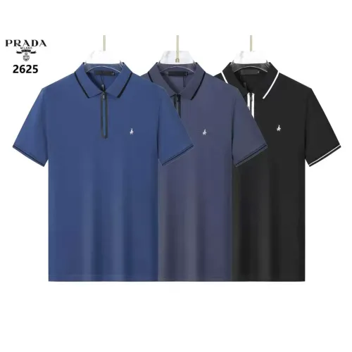 Replica Prada T-Shirts Short Sleeved For Men #1452110 $36.00 USD for Wholesale