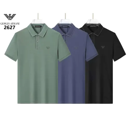Replica Armani T-Shirts Short Sleeved For Men #1452116 $36.00 USD for Wholesale