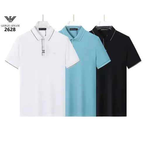 Replica Armani T-Shirts Short Sleeved For Men #1452121 $36.00 USD for Wholesale